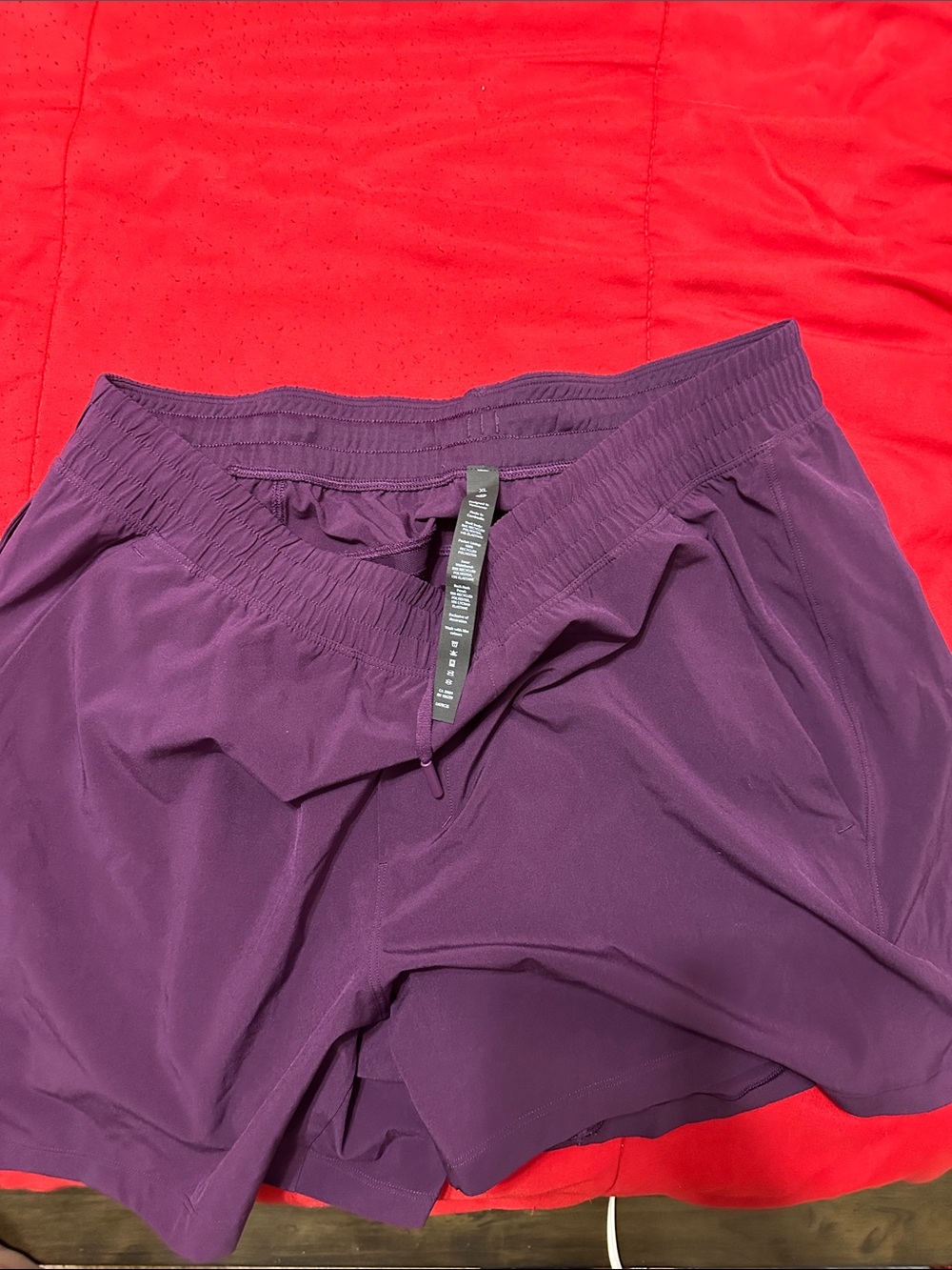 lululemon athletica Men's Purple Athletic Shorts